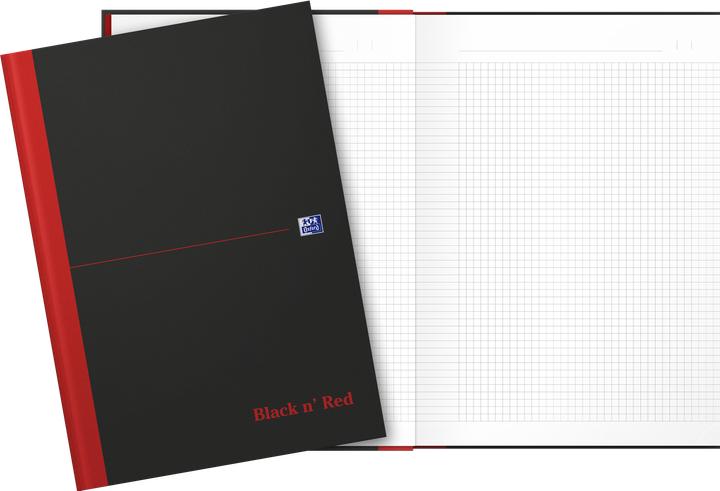 Image du produit Oxford Black 'n Red (A4, Quadrillé, Couverture rigide)