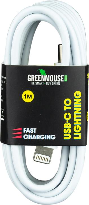 Actual product image Greenmouse USB-C - Lightning Data Cable 1m (1 m, USB 2.0)