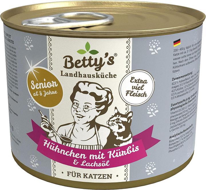 Betty's Landhausküche Landhausküche, Huhn & Kürbis, 200g (Senior, 1 Stk., 200 g)