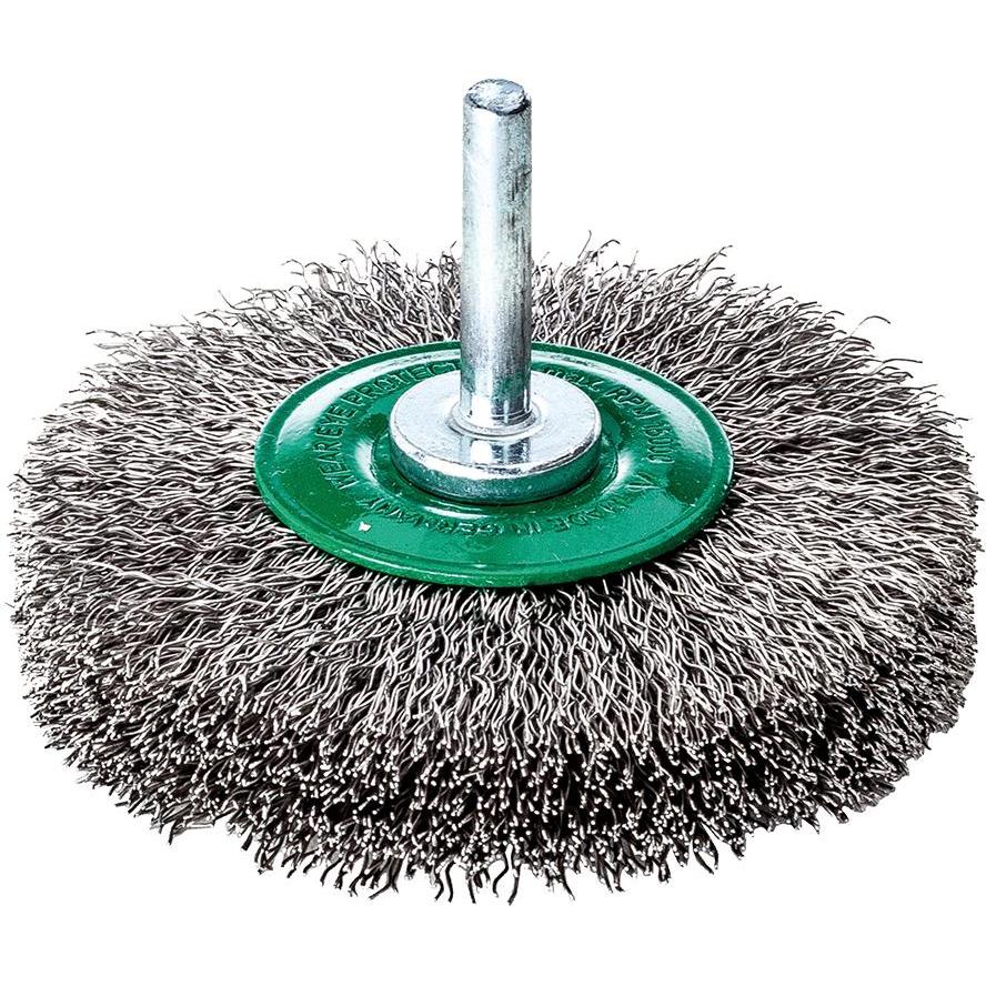 Lessmann, Schleifmittel, Rundbürste Ø 40 x 6 - 8 mm Stahldraht rostfrei