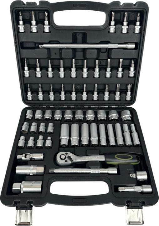 Produktbild Heinner Set di Prese 3/8 da 61 Pezzi con Cricchetto