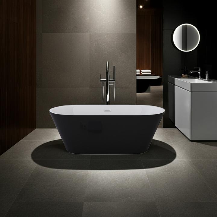 Produktbild Jet-Line Badewanne LAUSANNE II schwarz (170 cm, 80 cm)