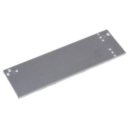 Rs Pro Standard-Aluminiumfrontplatte, 3Ux8HP, Serverschrank Zubehör, Grau