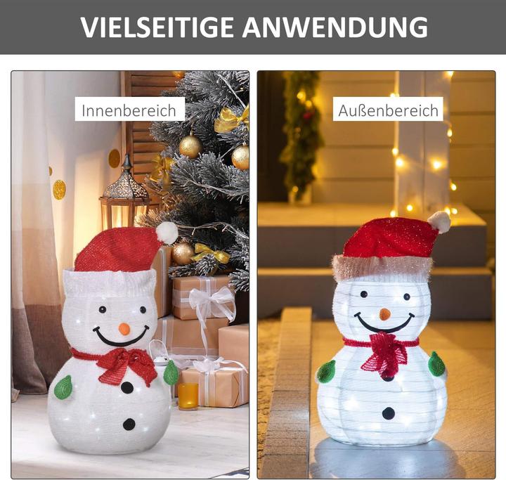 Actual product image Jamb Snowman with LED