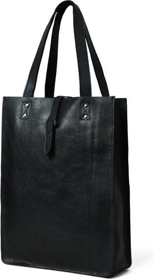 Only-Bags.Store Ebenholz Elegance Leder Tote