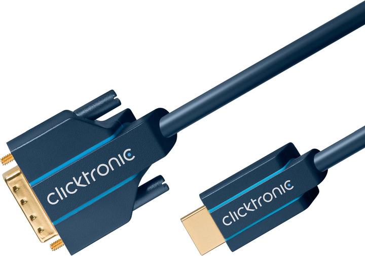 Produktbild clicktronic HDMI (Typ A) — DVI (3 m, DVI, HDMI, 2.0)