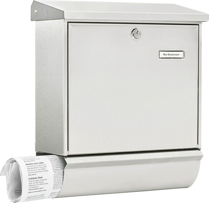 Produktbild Burg Wächter Edelstahl-Briefkastenset COMFORT-Set 39130 NI