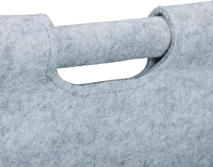 Image du produit Relaxdays Panier en feutre journaux (32 x 28 x 24 cm)