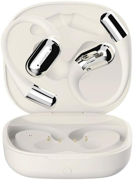 Produktbild 4smarts Open-Ear Bluetooth Kopfhörer SkyBuds AI Screen, Beige (Keine Geräuschunterdrückung, 4 h, Kabellos)