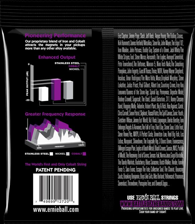 Actual product image Ernie Ball Slinky Power (7 x, Electric guitar, 0.01")