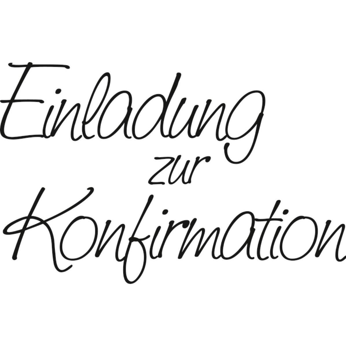 Thumbnail - Stewo, Stempel, Tampon à motif - Einladung Zur Konfirmation