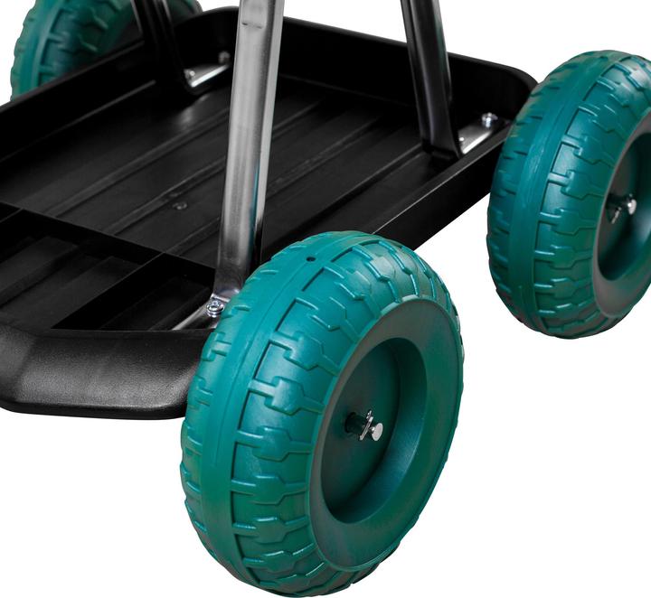 Actual product image UPP Garden trolley Rolling seat Garden helper Rolling trolley Garden seat aid Seat for gardening