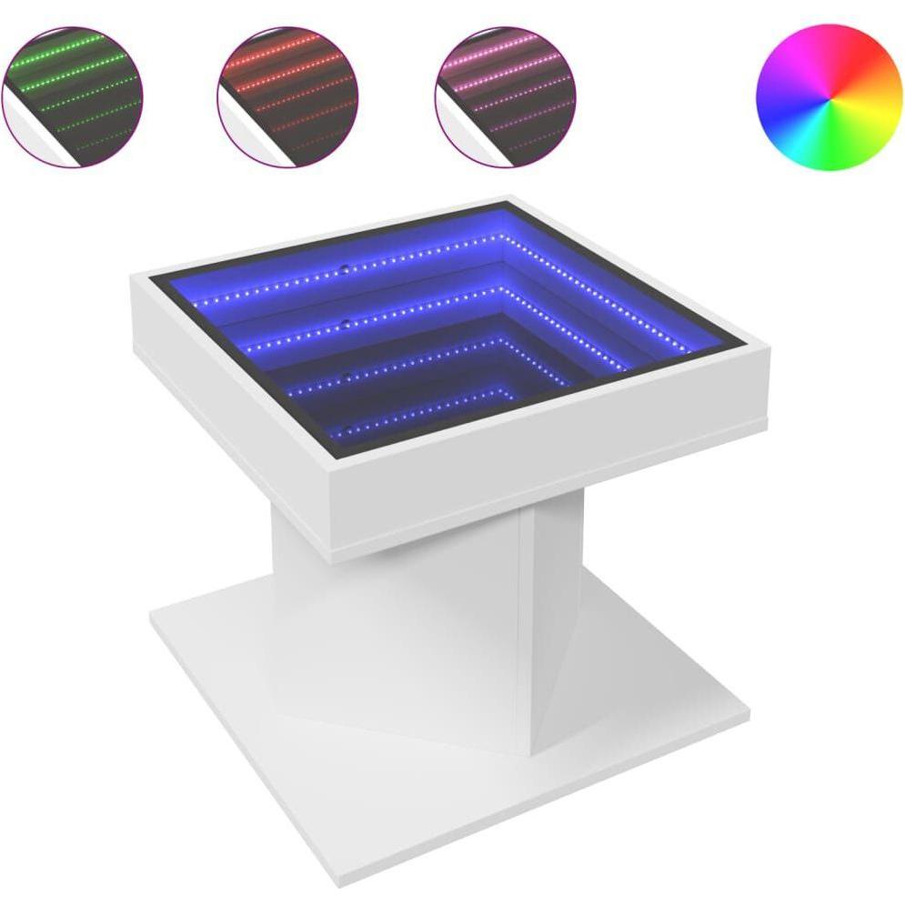 VidaXL, Couchtisch + Beistelltisch, Learco (50 x 50 x 45 cm)