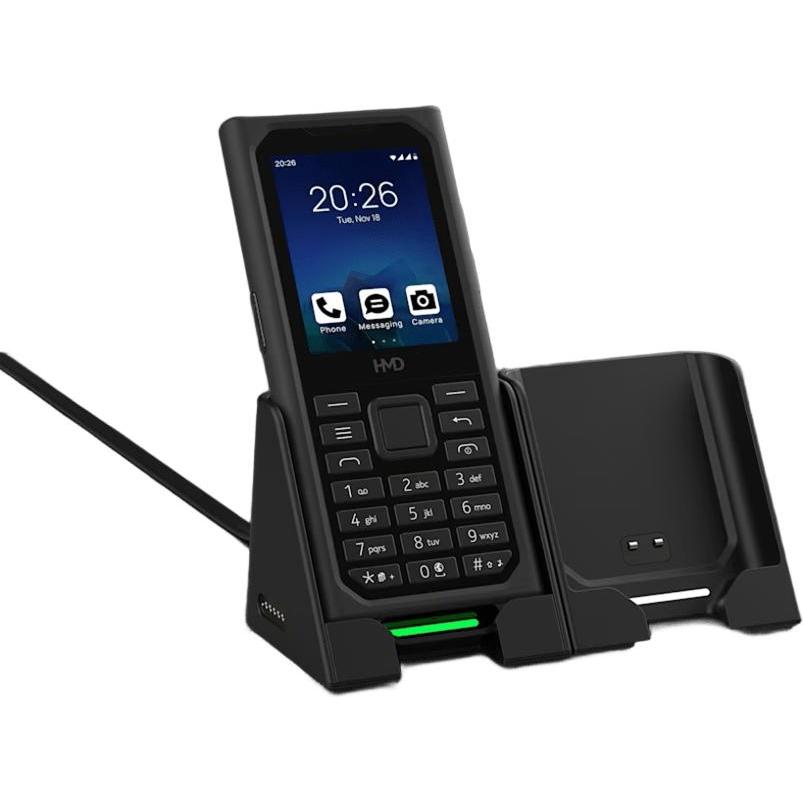 HMD Terra Charging Cradle - Dark Grey, Caricabatteria senza fili, Grigio