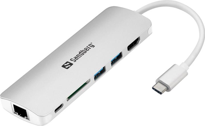 Sandberg USB-C Dock (USB-C, 4 ports)