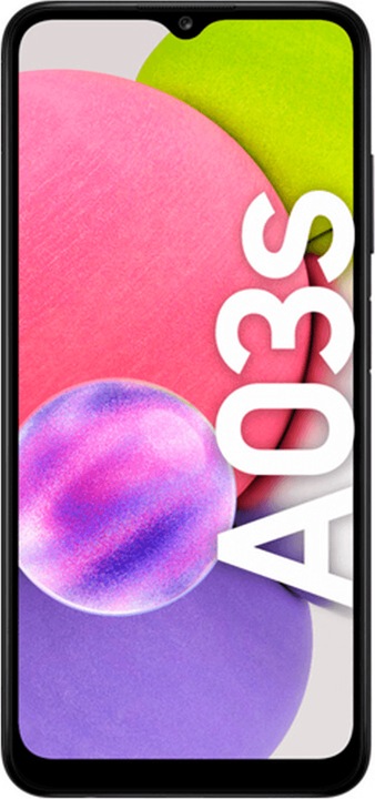 Produktbild Samsung Galaxy A03s EU (32 GB, Schwarz, 6.50", Dual SIM, 13 Mpx, 4G)