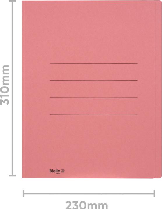 Image du produit Biella Chemises à incrustation A4 - 100 pièces (A4, 1 x)