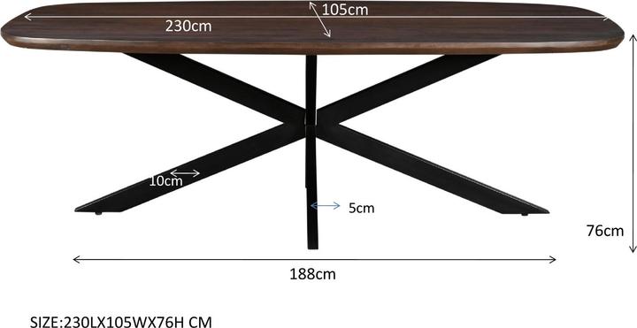 Image du produit Livingfurn Jesper (230 x 105 x 76 cm)