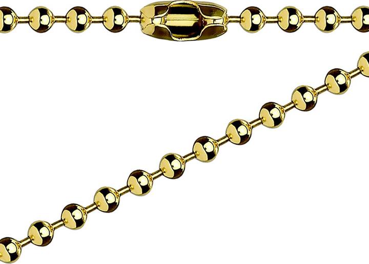 Actual product image Star Piercing Gold-plated chain with baubles (without brass)