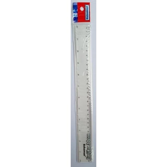 Schemat Trasparente Righello, 30 Cm Lineal (30 Cm, Materiale Sintetico)