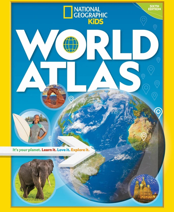 Actual product image National Geographic Kids World Atlas 6th edition