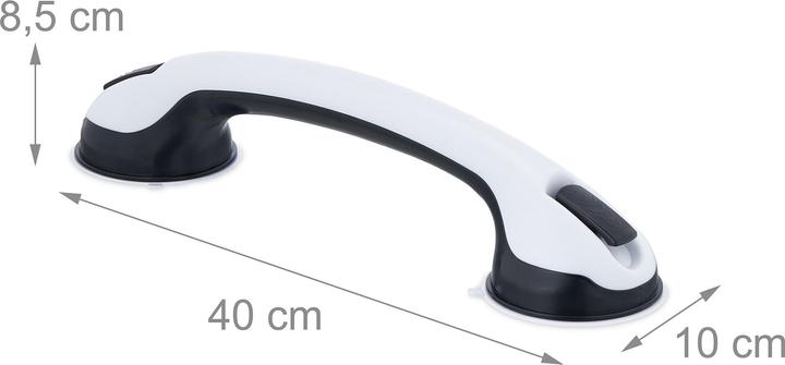 Actual product image Relaxdays Suction cup handle