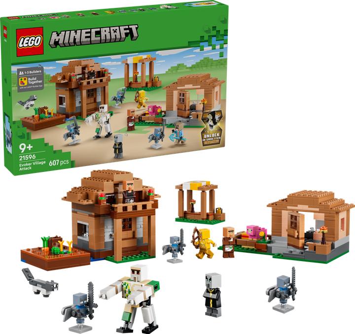 Produktbild LEGO Angriff des Magiers auf das Dorf (21596, LEGO Minecraft)
