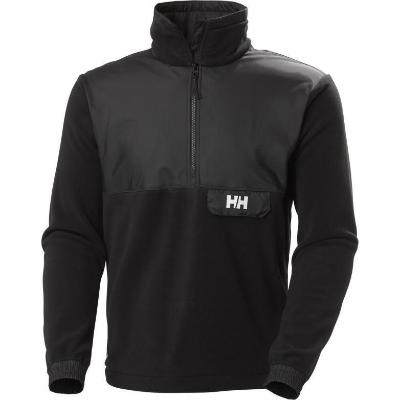 Helly Hansen, Uomini, Felpa + Maglione, Herren-Fleece-Sweatshirt Yu Mit 1/2 Reissverschluss, (S)