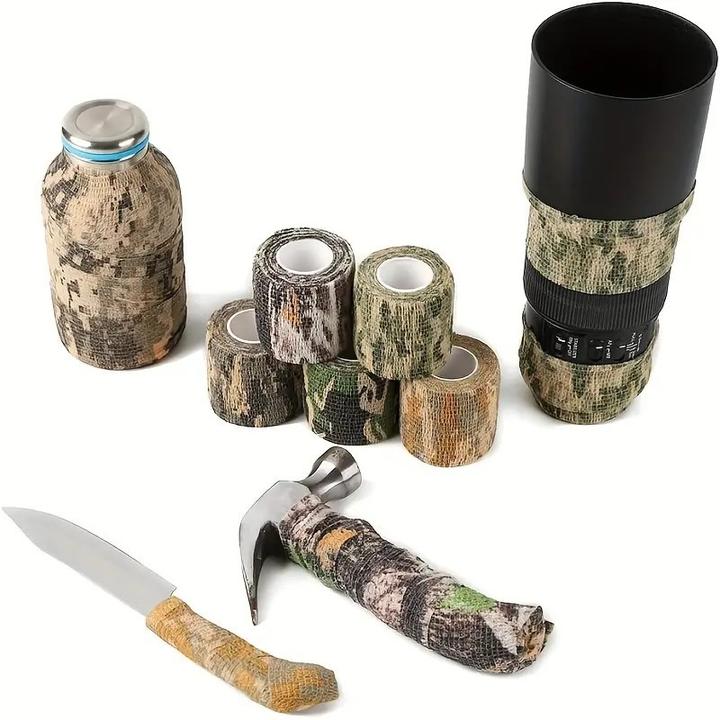 Produktbild S E 6Pc Assorted Camouflage Adhesive Free Wraps