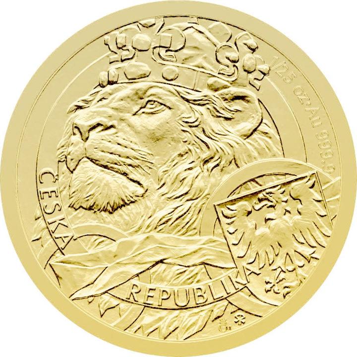 Produktbild Czech Mint Gold Tschechischer Löwe 1/25 oz - 2025 (999.90, 2025)