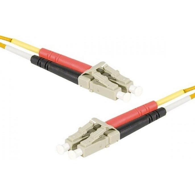 Exertis Connect LWL Patchkabel Eco, 50/125 µm, OM2-Faser, LC Duplex Stecker/Stecker, orange, 2,0 m UPC UPC-Schliff (2 m)...