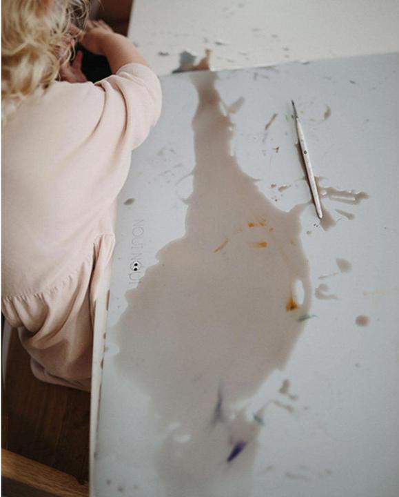 Actual product image Noui Noui Children's Table Set XL Grey Powder 55 x 45 cm