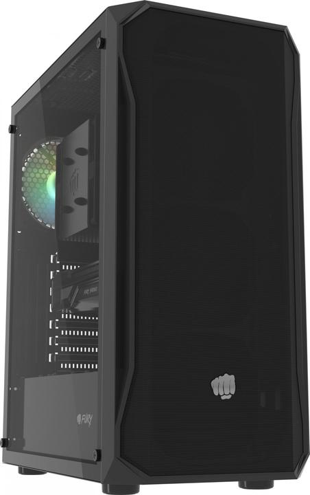 Actual product image Fury Obudowa OBUDOWA SHOBO SH4 RGB MIDI TOWER Z OKNEM CZARNA (ATX, mATX, Mini-ITX)