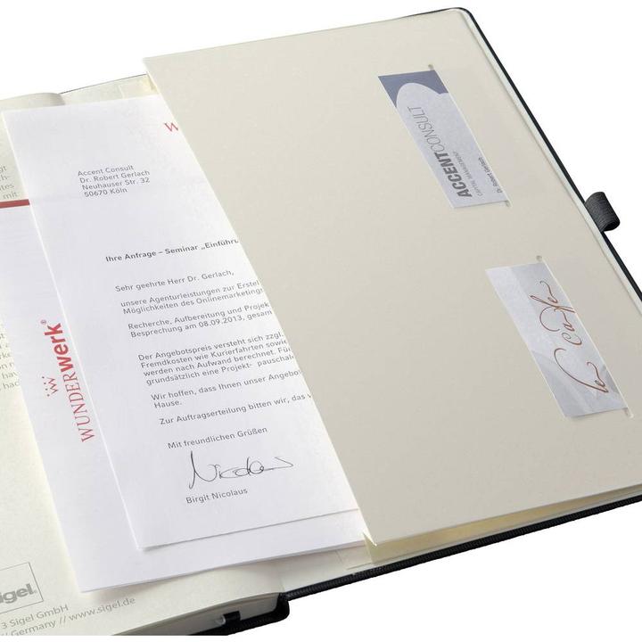 Image du produit Sigel Pure, couverture rigide (A4, Quadrillé, Couverture rigide)