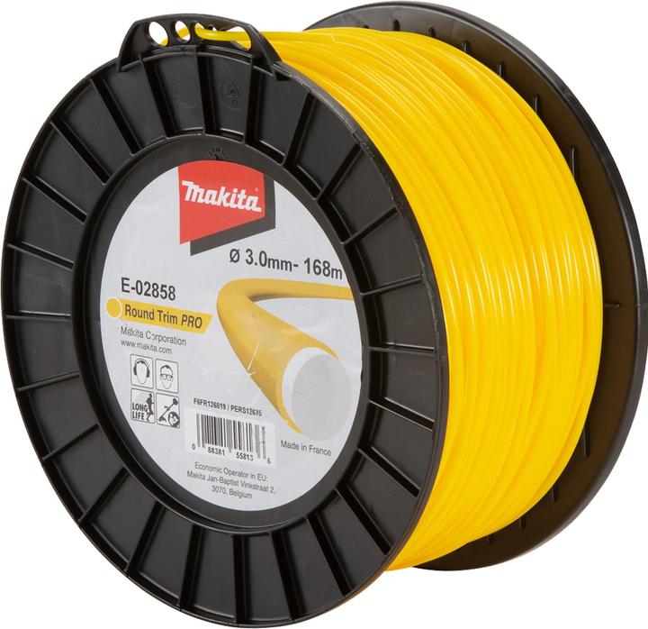 Image du produit Makita Fil de coupe rond 3,0mmx168m (Herbicide, Fil de coupe + bobine de fil)