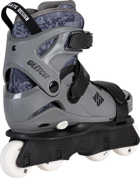 Produktbild Powerslide Rollschuhe Glitch adj. GrauSchwarz 35-38 (37)
