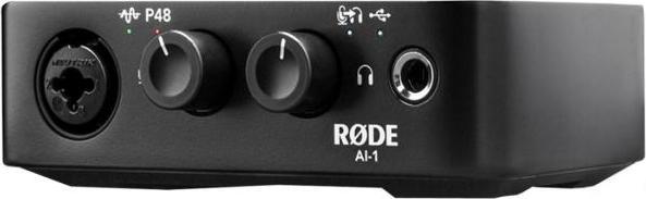 Actual product image RØDE AI-1 interface with XLR cable (USB)