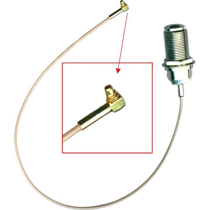 Thumbnail - MikroTik ACMMCX: MMCX auf N-Buchse (Antennenkabel), Antennenkabel