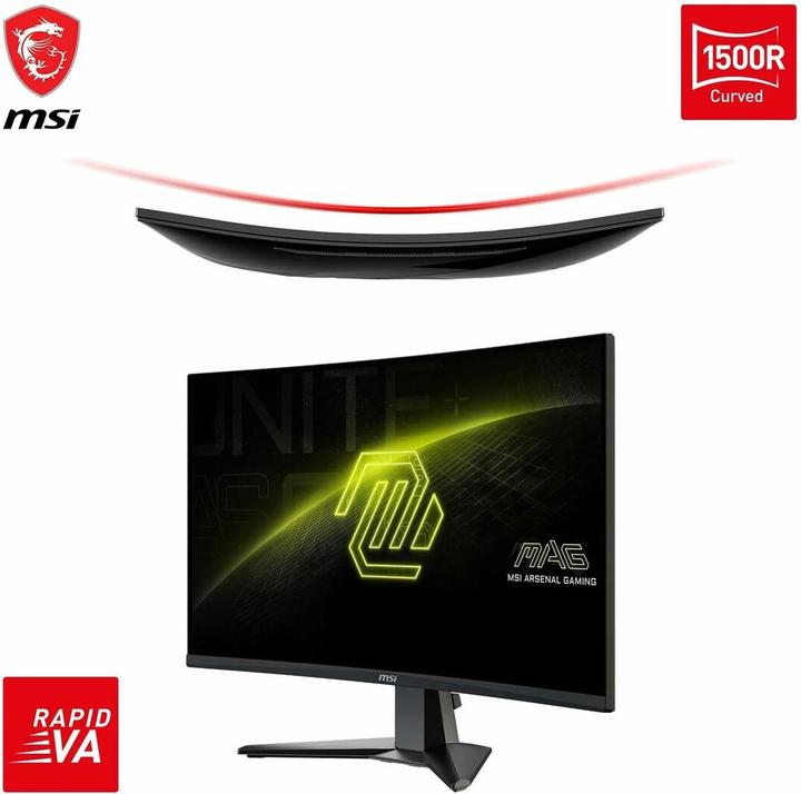 Produktbild ACADIA MSI MAG 27CQ6F écran plat de PC 68,6 cm (27") 2560 x 1440 pixels Quad HD LCD Noir (2560 x 1440 Pixel, 27")