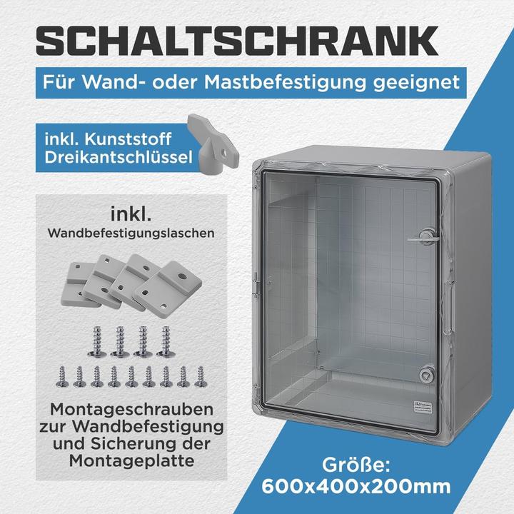 Produktbild Boxexpert Fleet Schaltschrank Kunststoff transp