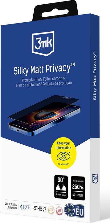 Actual product image 3MK Privacy Screen Protector Silky Matt Privacy for Xiaomi Redmi A5 4G (1 pcs., Xiaomi Redmi A5 4G)