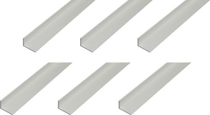 Actual product image Alberts Angle profile,ALU,si.elox50x50x3/2m bundle set 6x471835