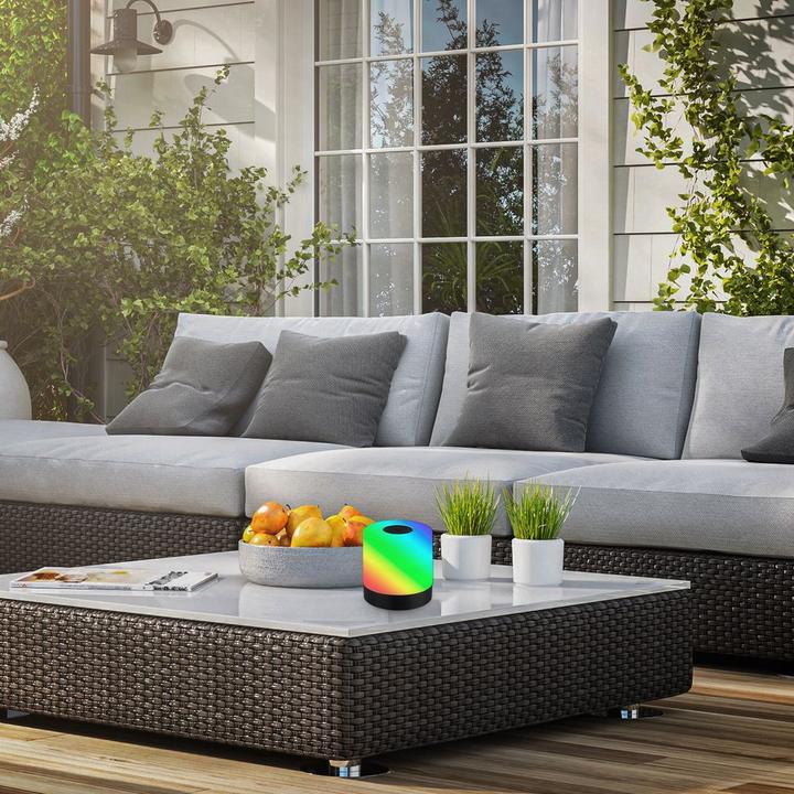 Image du produit Briloner Akku RGB LED lampe de table, noir, 1xLED/1,5W (100 lm)