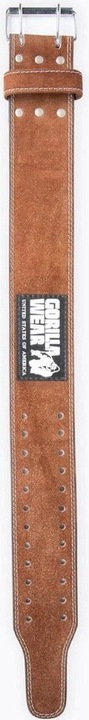 Immagine prodotto Gorilla Wear Cintura di sollevamento da 4 pollici in pelle marrone