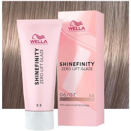 Produktbild Wella Shinefinity Deep Walnut 06/07 Natürliches Dunkelblond Sand 60ml Demi-Permanent Farbe (06, 07)