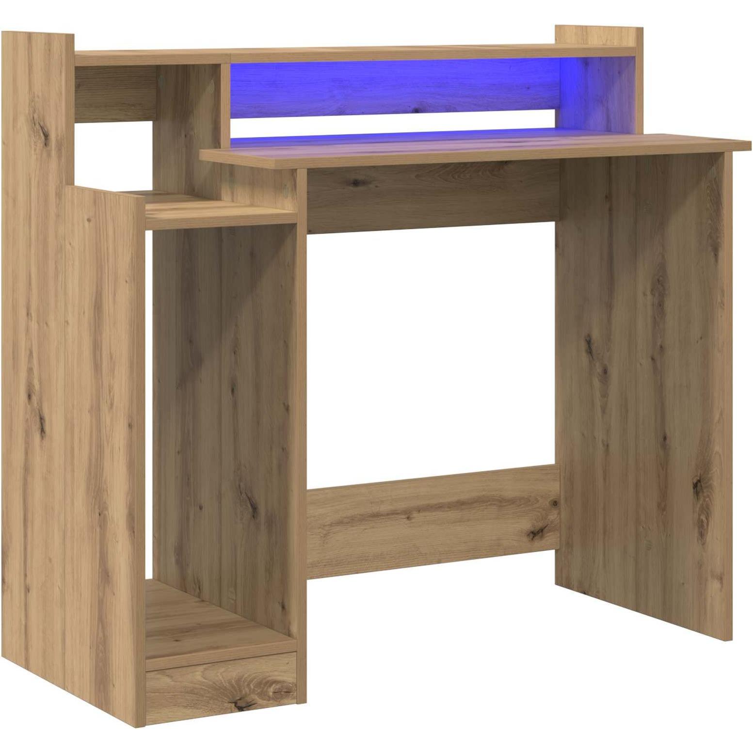 Vidaxl, Scrivania, Led Schreibtisch (45 X 45 X 90 Cm)