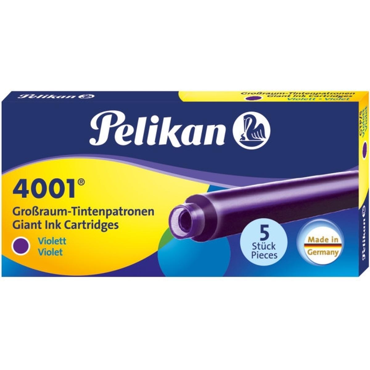 Pelikan, Ersatzpatrone, Grossraumpatrone 4001 (Füllertinte, Violett)