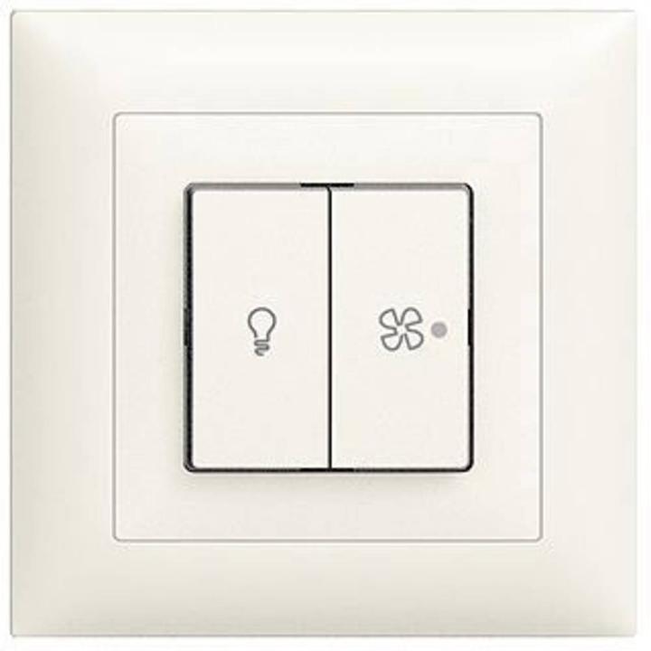 Immagine prodotto Feller EdizioDue doppio pressostato schema 3+3 luce e ventole illuminate UP