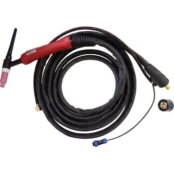 Elmag, Accessori per stazioni di saldatura, - WIG-Schlauchpaket ErgoTig 17/4m - 2 Takt/4 Takt