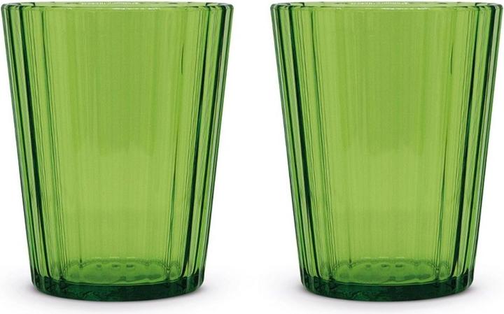 Easy Life Set di 2 bicchieri in acrilico da 350 ml, verde (0.35 l)